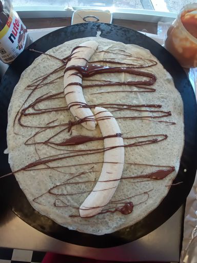 Bananen Crêpes mit Nutella